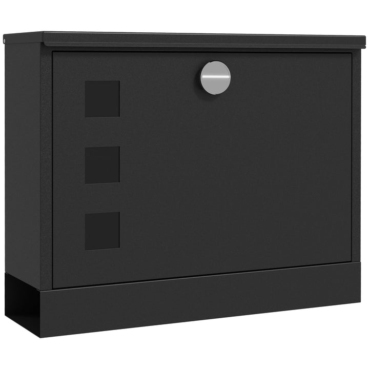 Wall Mounted Letterbox, Weatherproof Post Box with 2 Keys