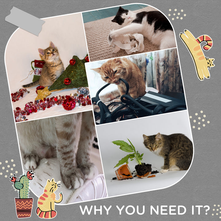 136cm Cat Tree for Indoor Cats, Modern Cat Tower with Scratching Posts, Bed, Toy Ball - Grey