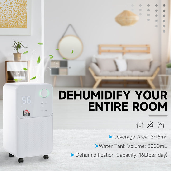 Portable Electric Dehumidifier with 4 Modes