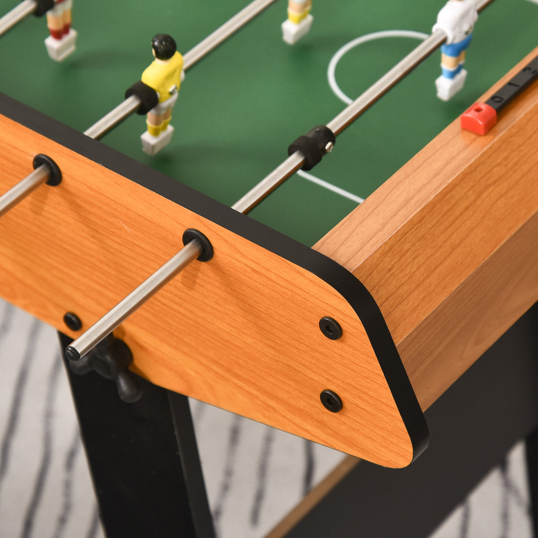 Folding Football Gaming Table Mini Foosball Soccer Table for Family Fun Kids Toy Indoor Play Sports