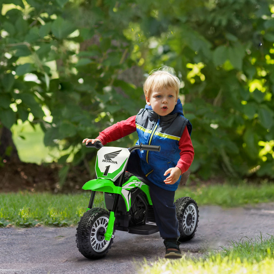 Kids Motorbike, 3 Wheels Kids Electric Bike- Green