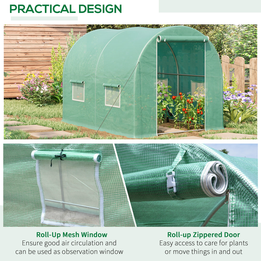 Walk-in Greenhouse, 3 x 2 M-Green