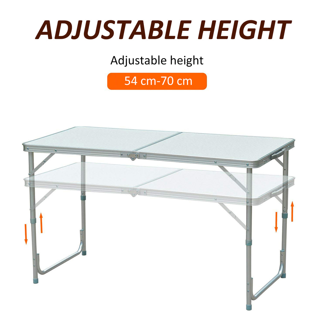 Portable Outdoor Garden Aluminium Portable Folding Camping Picnic Party Field Kitchen BBQ Table