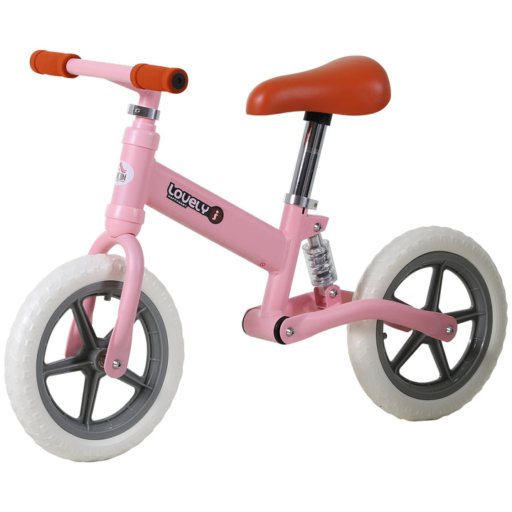 Toddler Balance Bike No Pedal Walk Training Pink