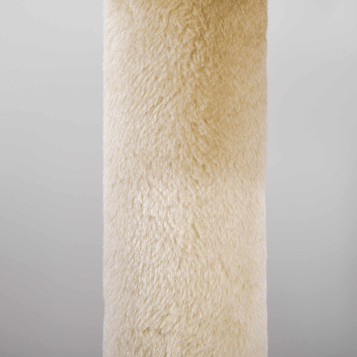 Pawhut Cat Tree Tower Scratching Post with Sisal Pet Activity Centre Beige 48 x 48 x 104cm