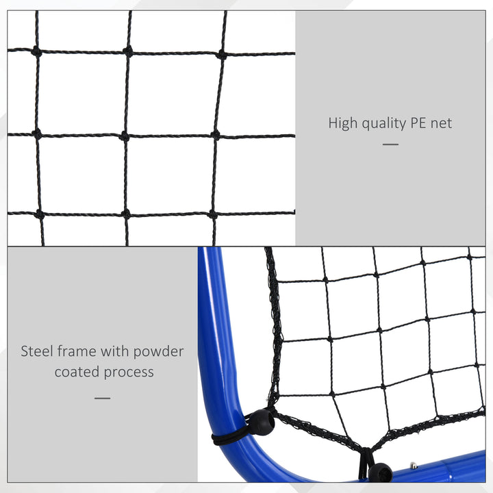 PE Mesh Double-Sided Outdoor Rebounder Net Blue