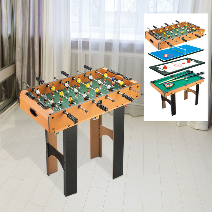 4-In-1 Multi Game Table, 87x43x73 cm-Multi Colour
