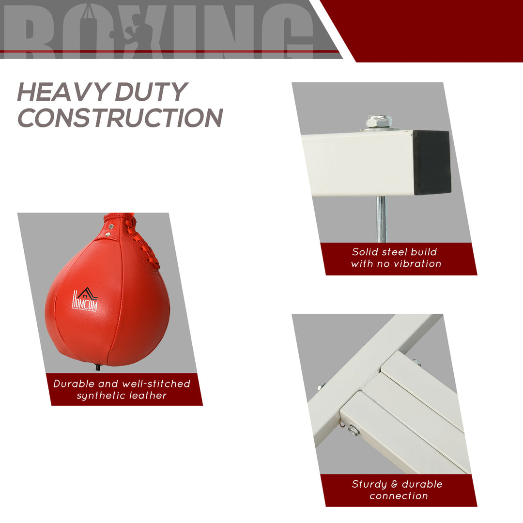 Free-Standing Speed Bag Boxing Platform Punch Bag Fitness Station Stand