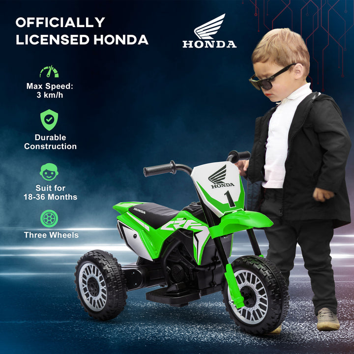 Kids Motorbike, 3 Wheels Kids Electric Bike- Green
