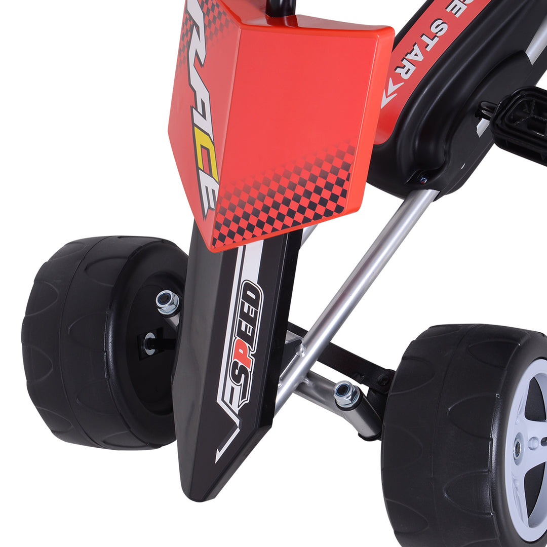 Kids Pedal Go Kart Ride-on, 80Lx49Wx50Hcm-Red/Black