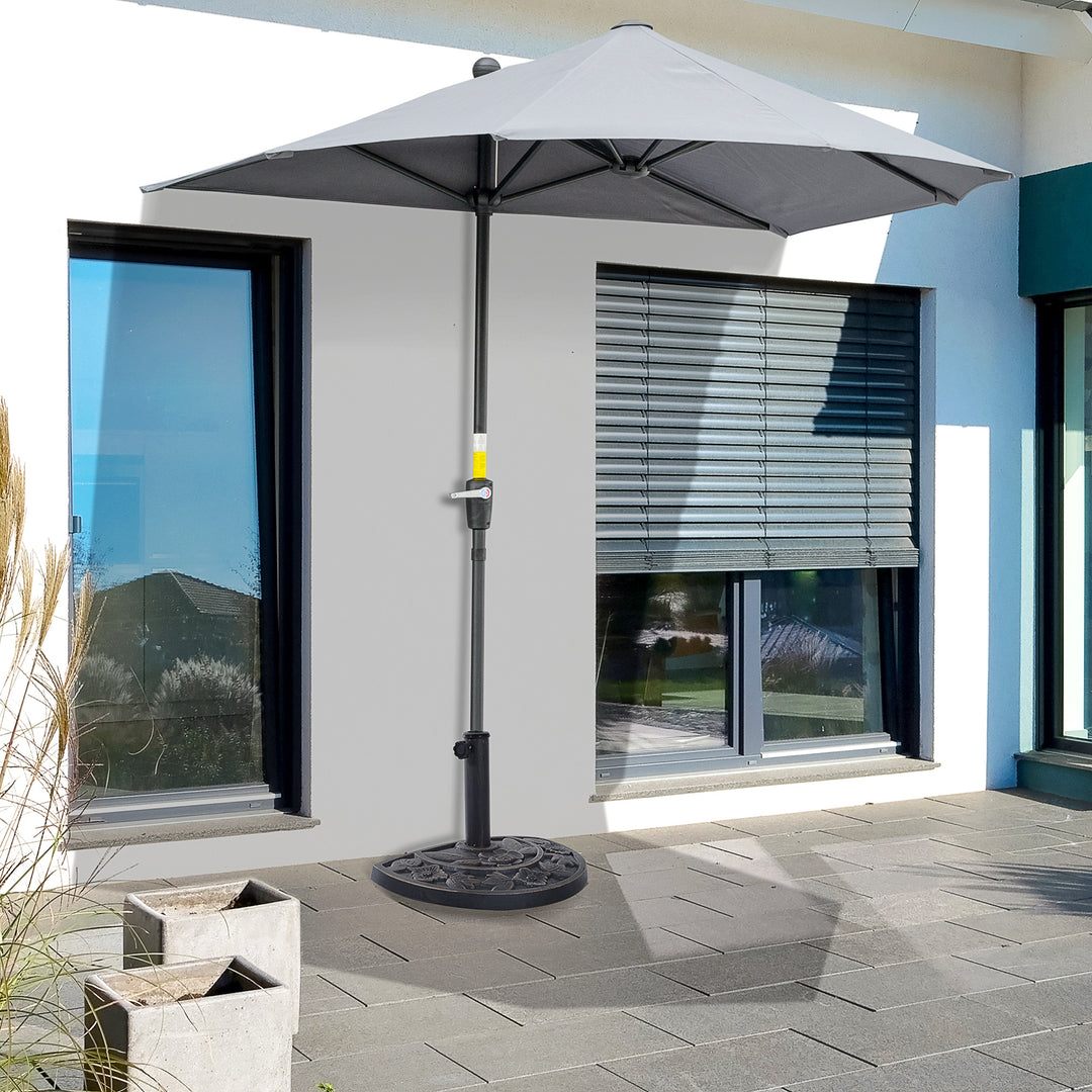 Heavy Duty Parasol Umbrella Base, Resin-Bronze Colour