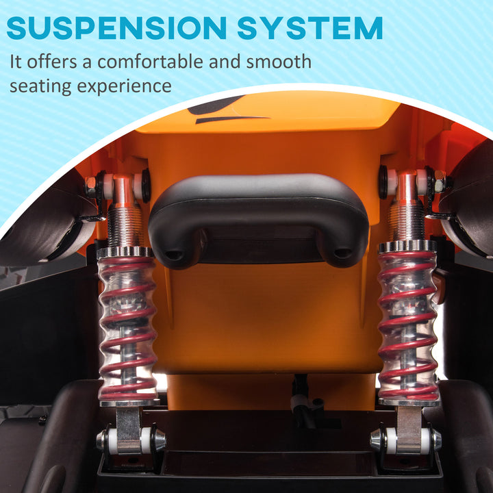 Mclaren Licensed 12V Quad Bike Suspension Wheels, for 3-8 Years - Orange