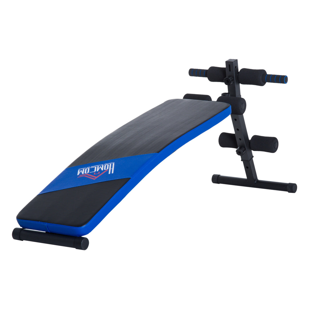 Sit-up Workout Bench, Steel-Black/Blue