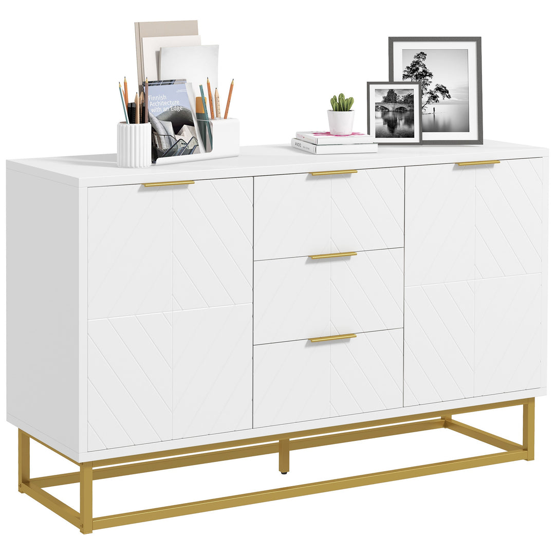 Modern Sideboard with 3 Drawers for Dining Room, Living Room