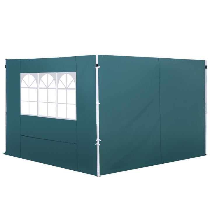 Outsunny 3m Gazebo Exchangeable Side Panel-Green