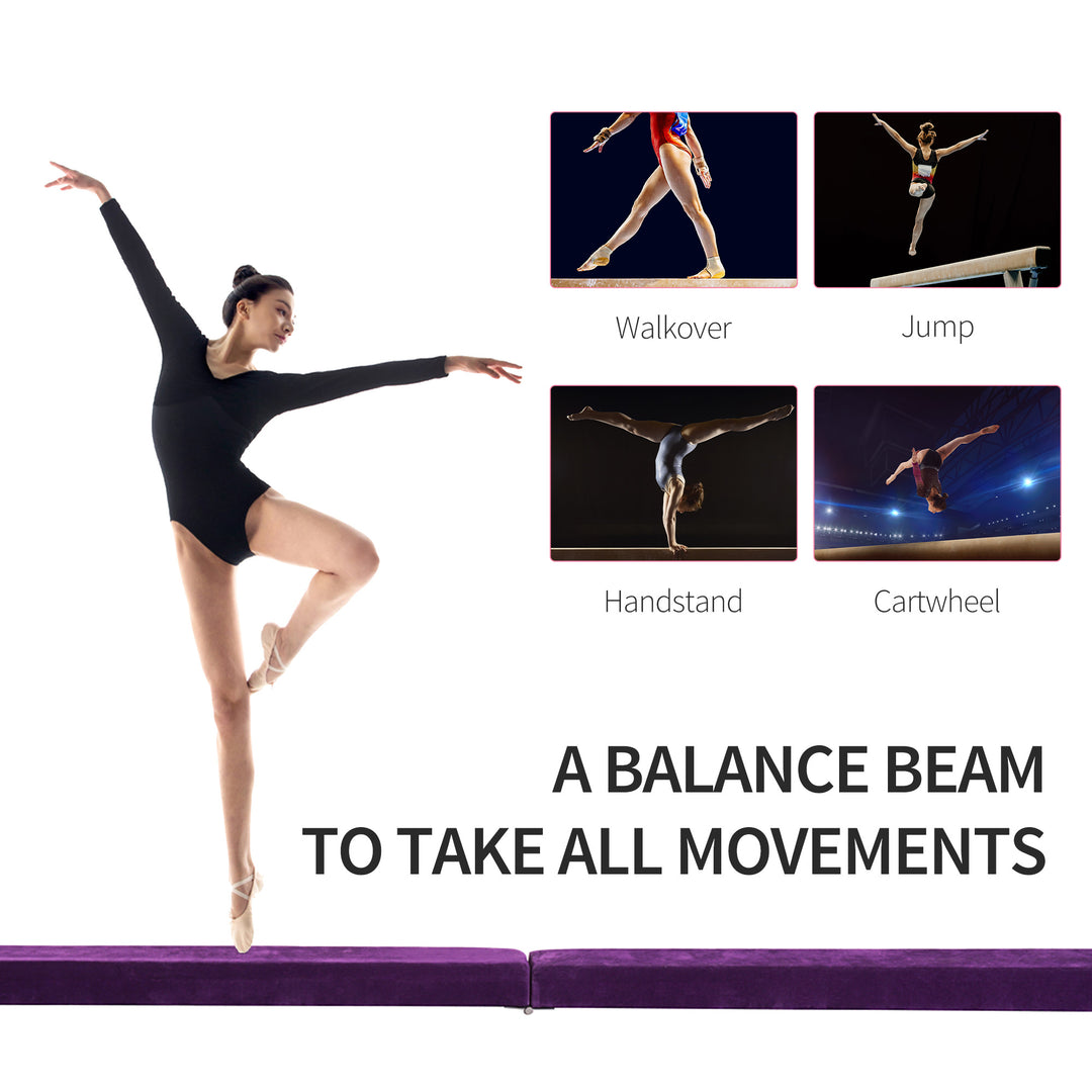 Balance Beam Trainer, 2.1 m-Purple