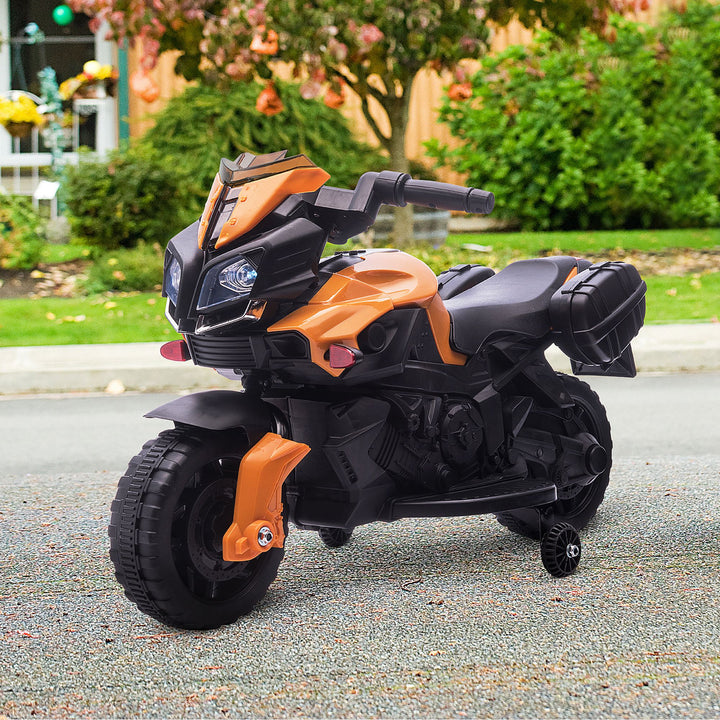 Kids Electric Pedal Motorcycle 3 km/h Max Speed Girls Boy 18-48 months Orange