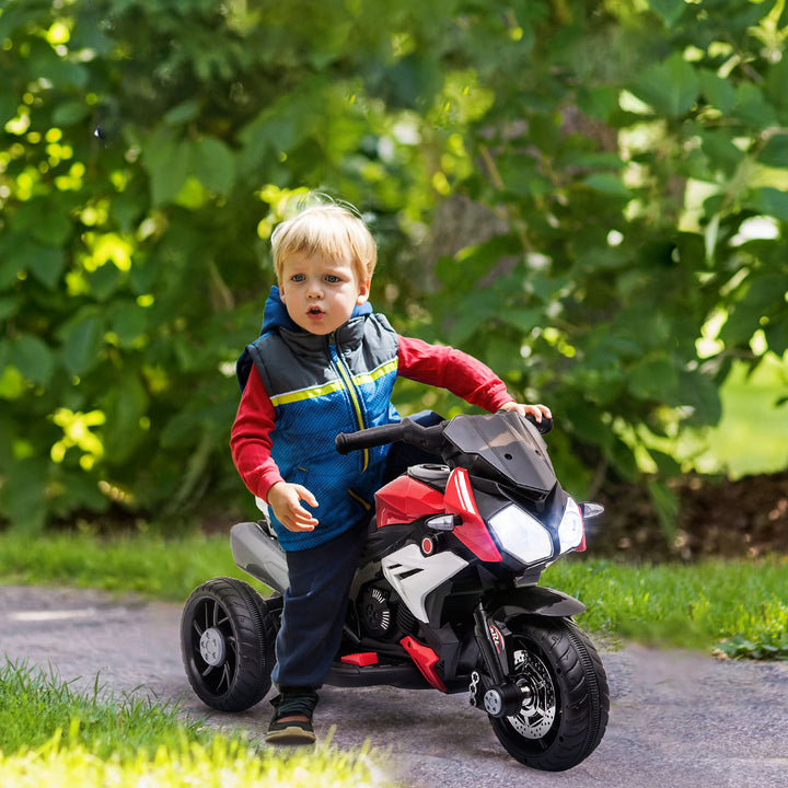 Kids 6V Battery Steel Enforced Motorcycle Ride On Trike Red