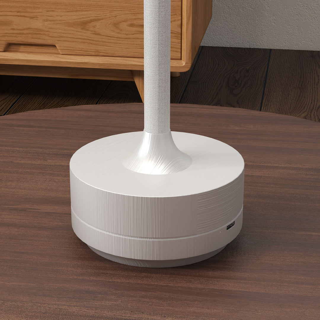 Cordless Table Lamp, Touch LED Desk Lamp with 4000mAh Rechargeable Battery, Silver