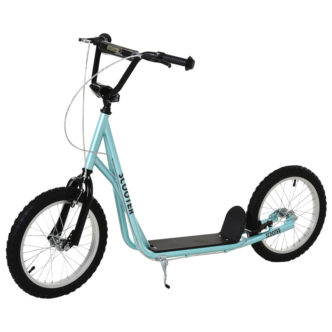 Kids Steel Frame Adjustable Kick Scooter Blue