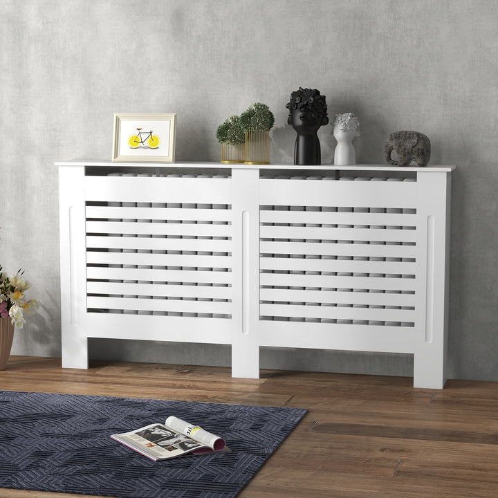 152Lx19Wx81H cm MDF Radiator Cover-White