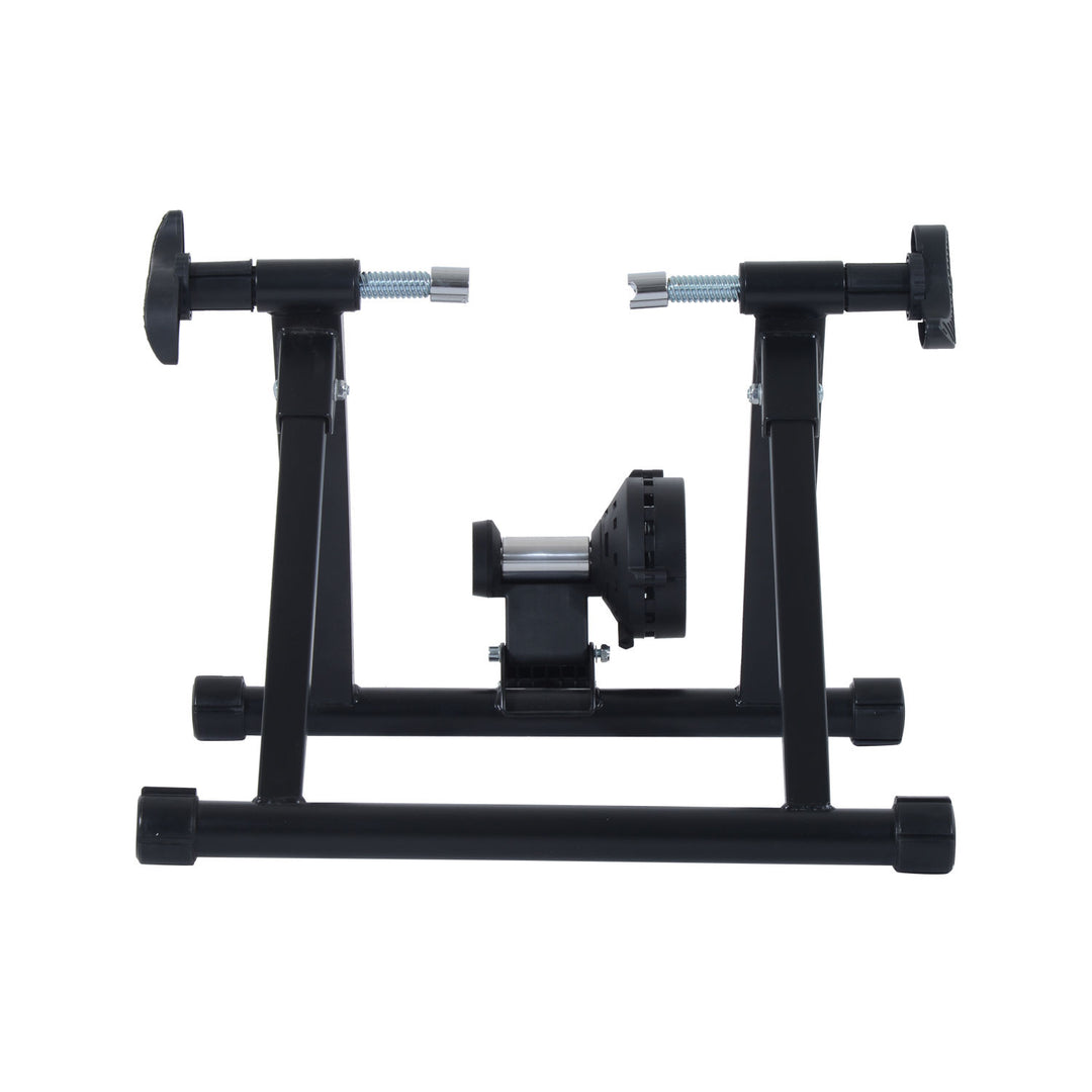 Foldable Indoor Bike Turbo Trainer-Black