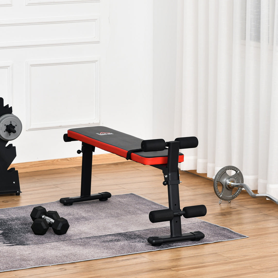 Multifunctional Sit Up Bench Adjustable Leg Placements Exercise Foldable Exercise Machine for Home, Office and Gym