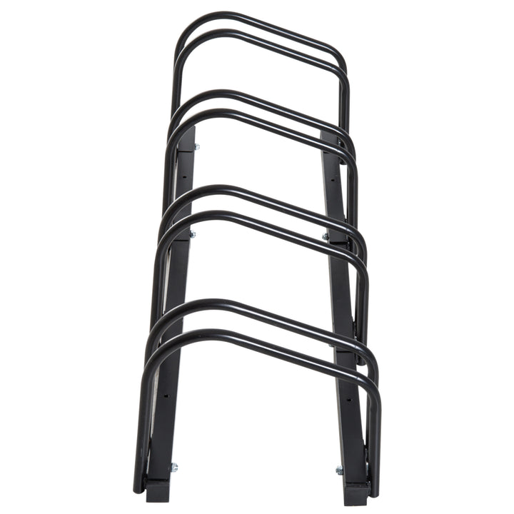 Bike Parking Rack, 95Lx33Wx27H cm, Steel-Black