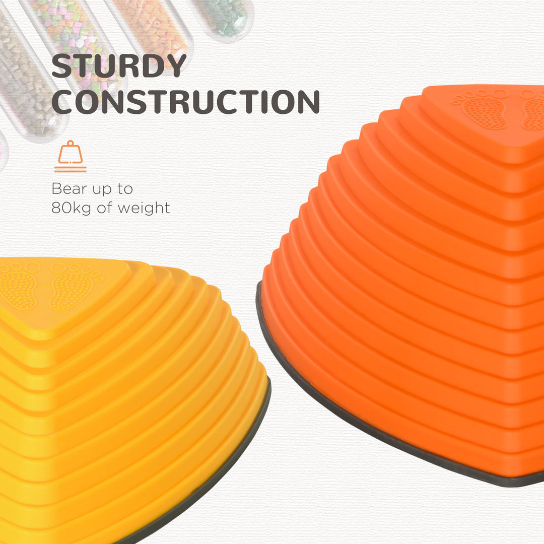 Stepping Stones, Sensory Play, Stackable, Non-Slip Kids Obstacle Course