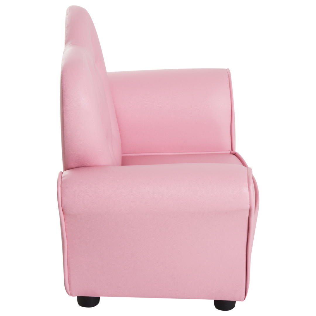 Kids Armchair, PVC-Pink