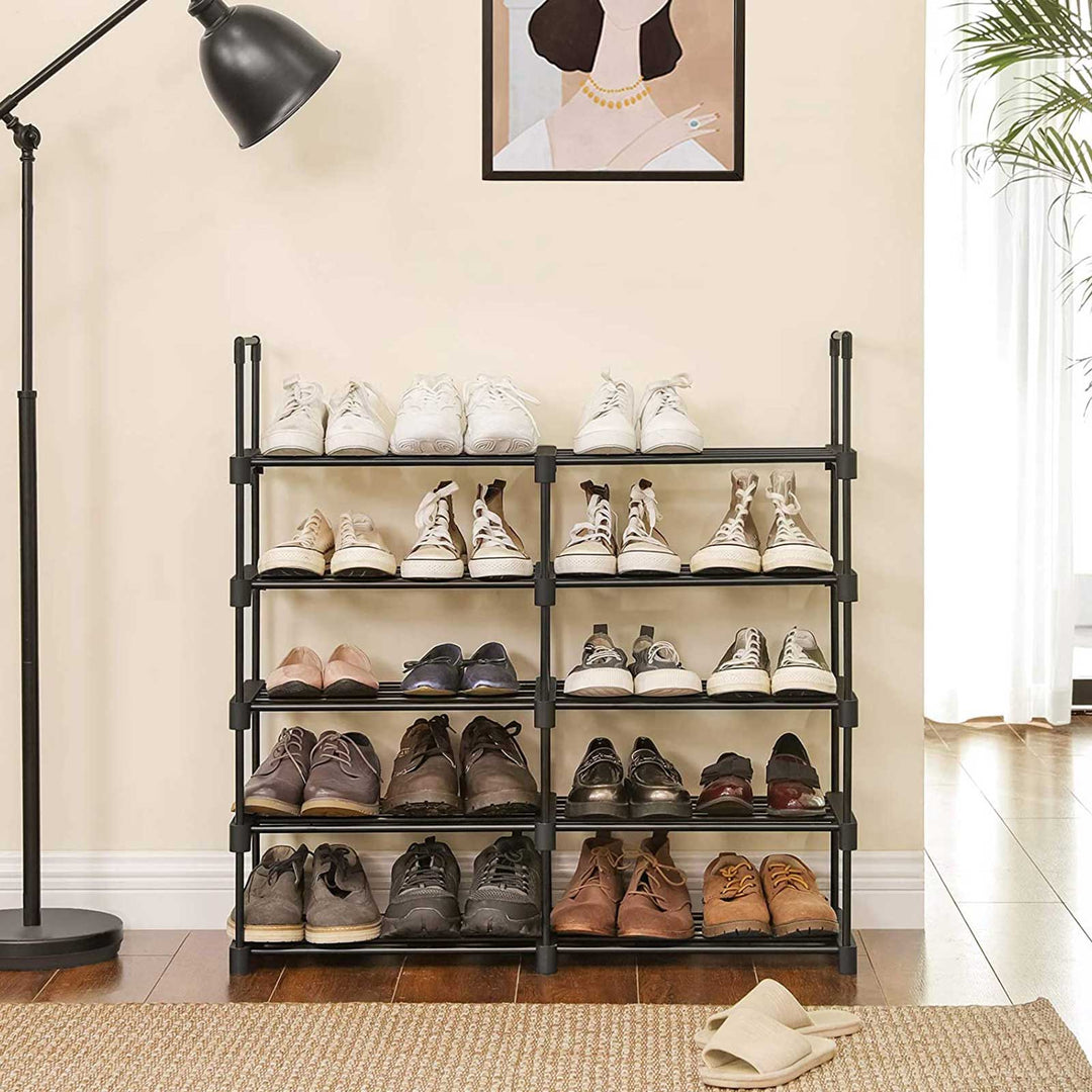 Large Shoe Rack Organiser-Black