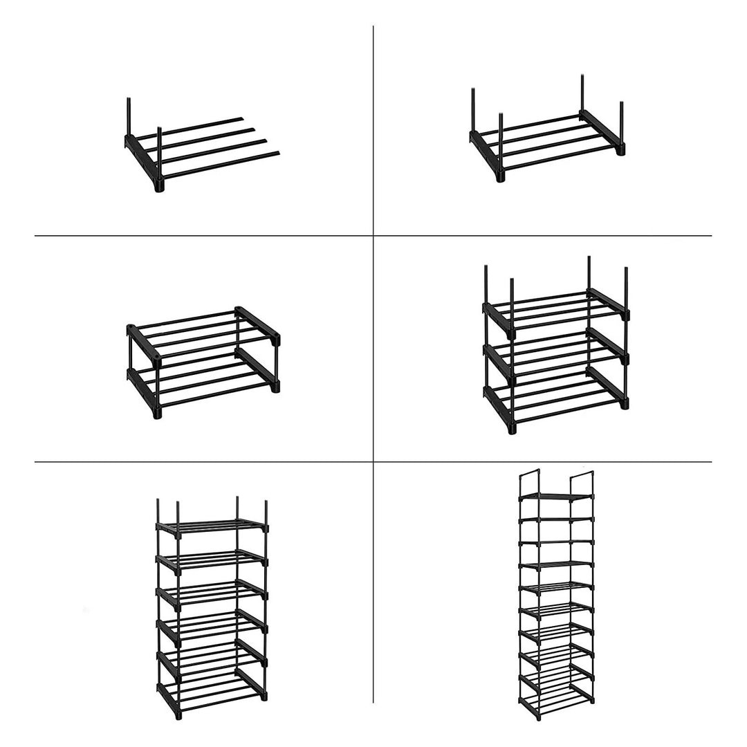 Large Shoe Rack Organiser-Black