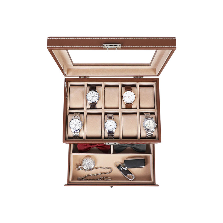 10 Watches Holder Case