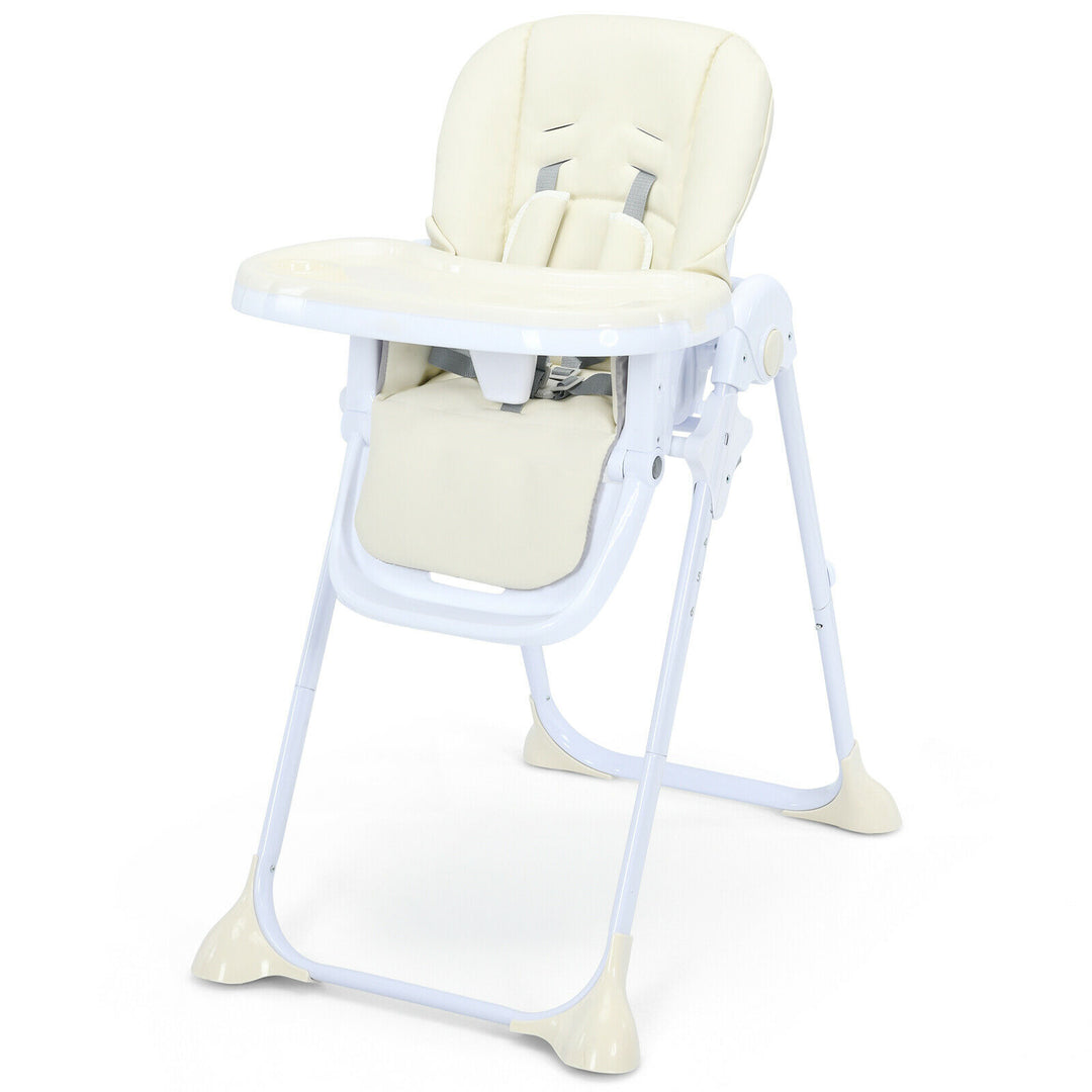 Folding High Chair-Beige