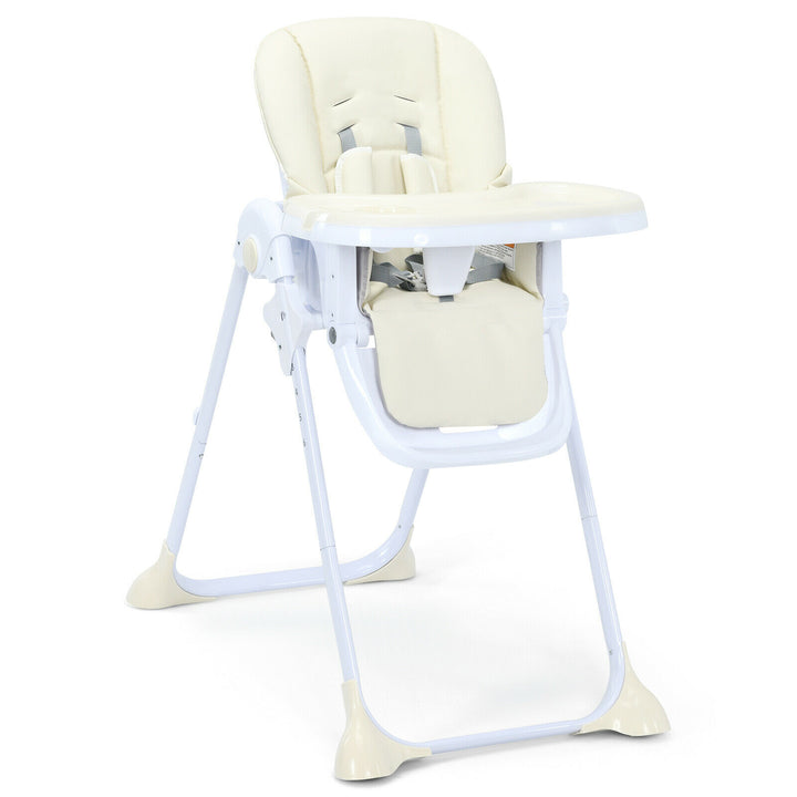 Folding High Chair-Beige