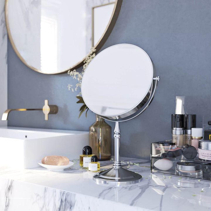 Bathroom Free-Standing Makeup Mirror