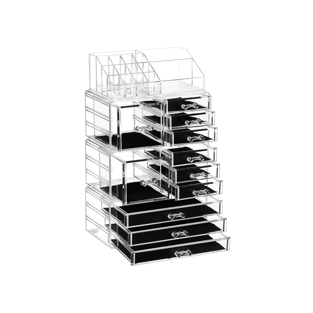 Drawers Makeup Organiser-Transparent