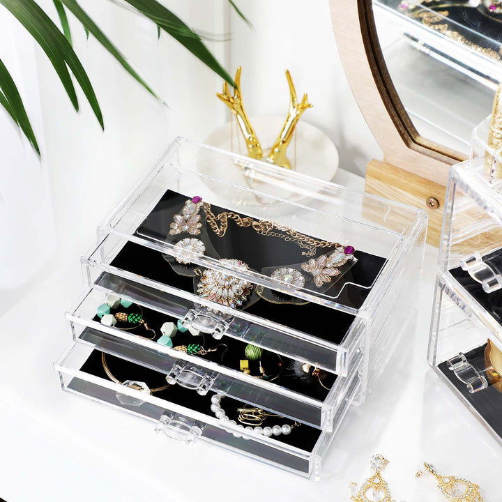 Drawers Makeup Organiser-Transparent
