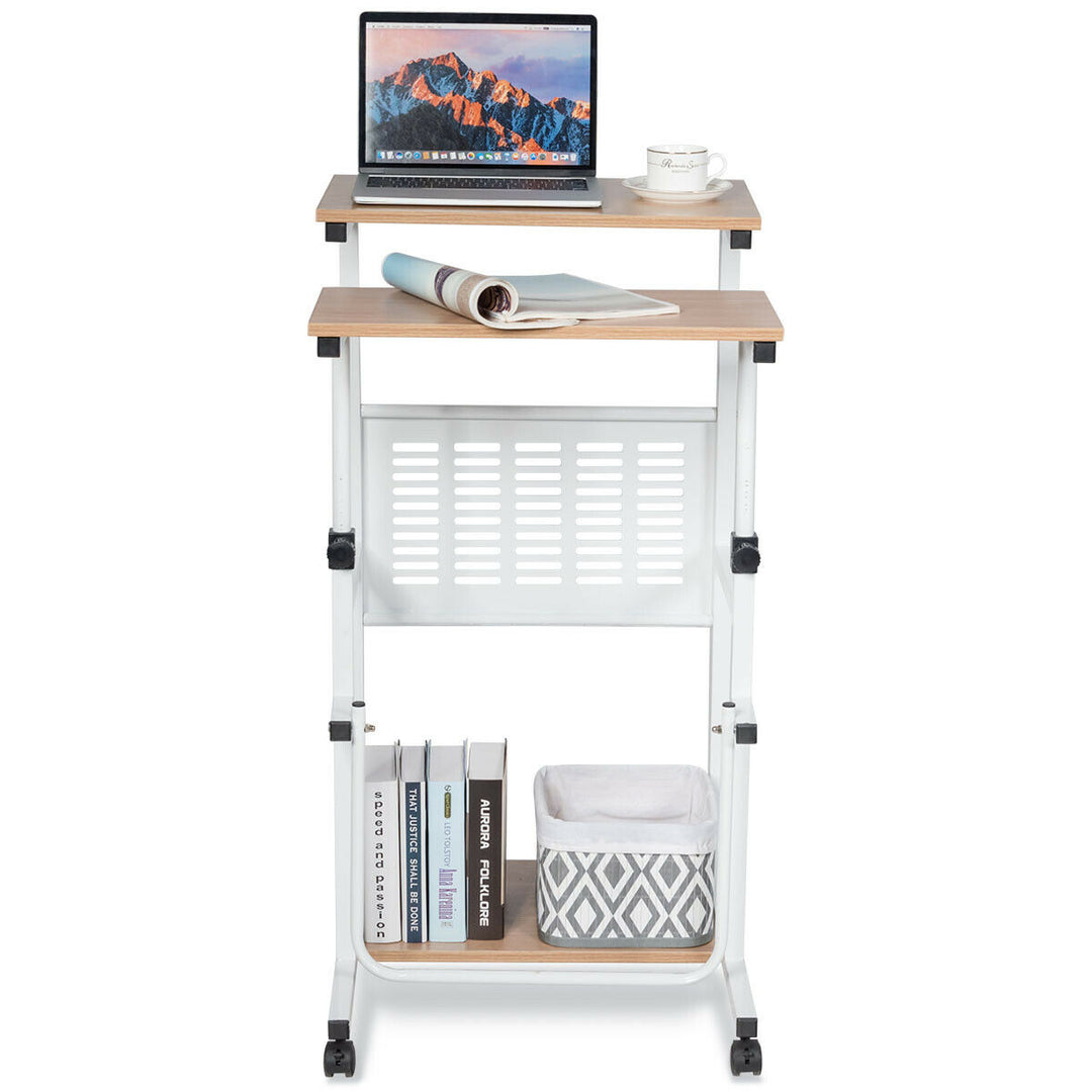 Mobile Lifting Height Adjustable Computer Desk