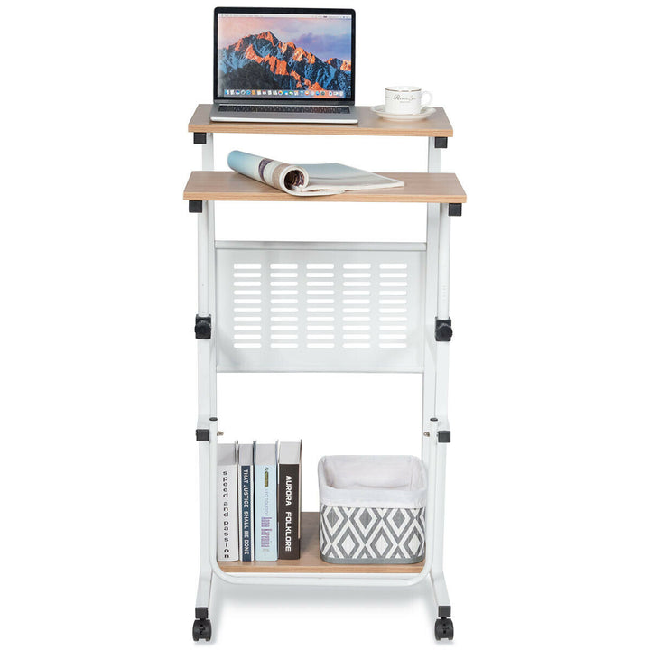 Mobile Lifting Height Adjustable Computer Desk