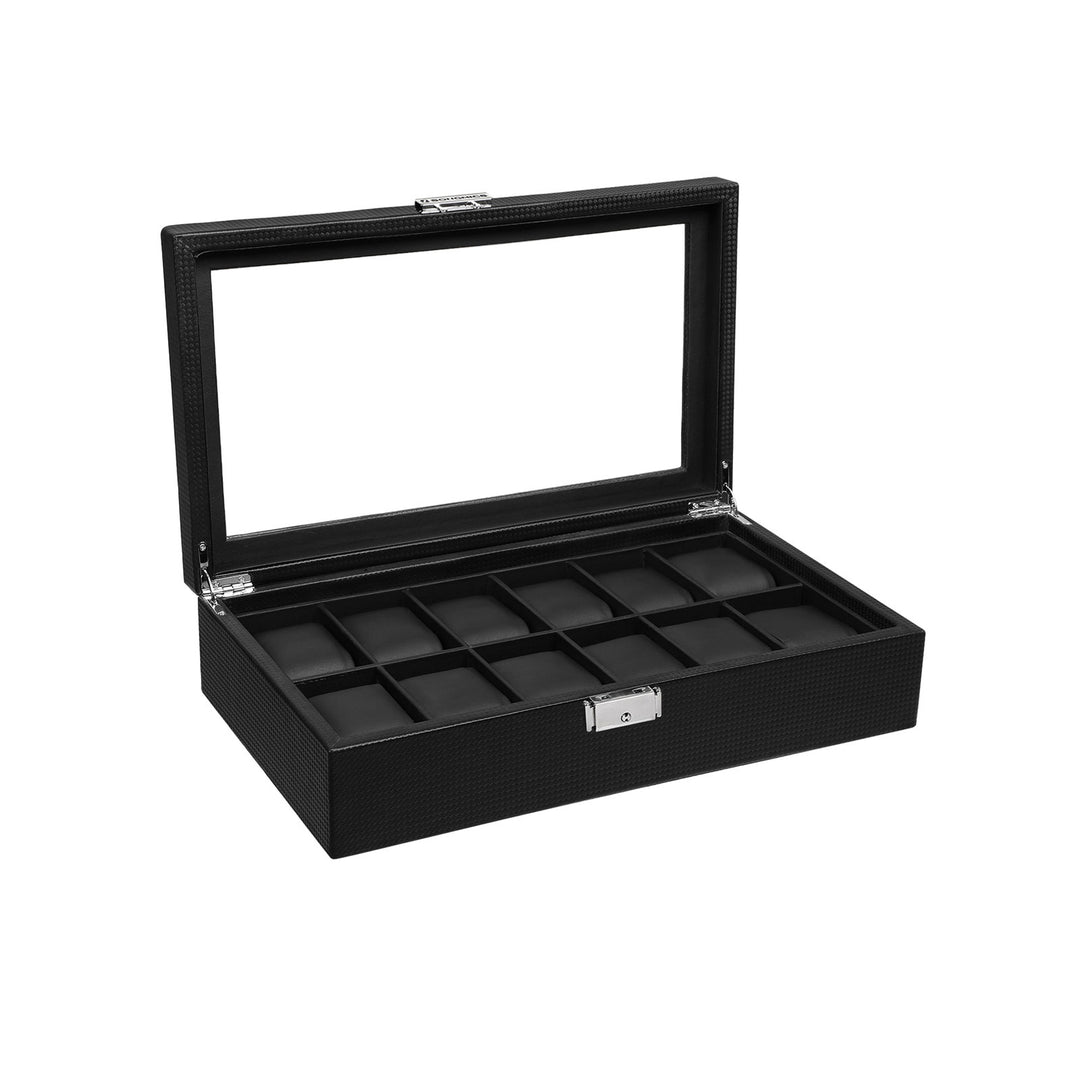 12 Compartment Watch Box