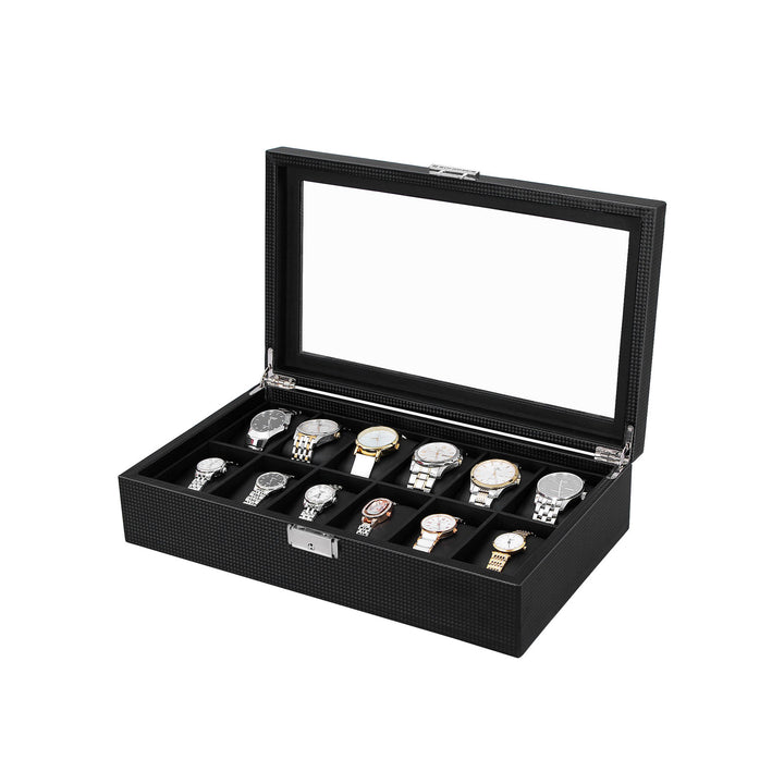 12 Compartment Watch Box