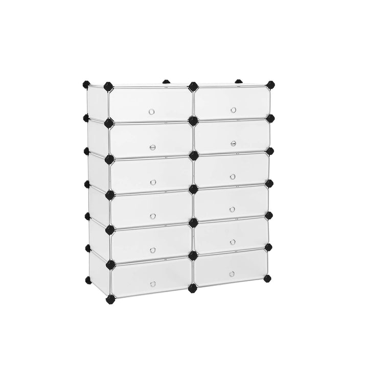 Cube Interlocking Storage Organising Unit