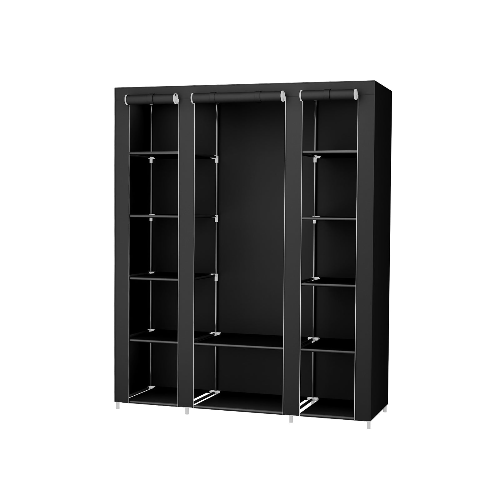 canvas wardrobe shelves