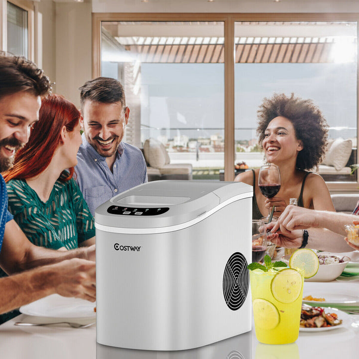 2.2ltr Automatic Electric Ice Cube Maker-Silver