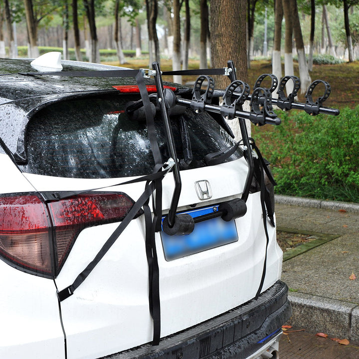 3 Bicycles Car Carrier Rack-Black