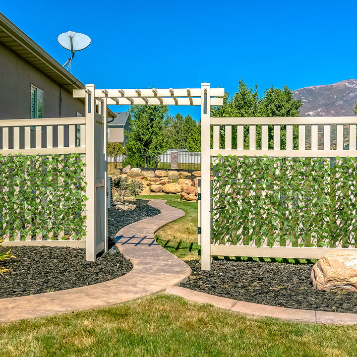 Artificial Expanding Ivy Covered Trellis x3