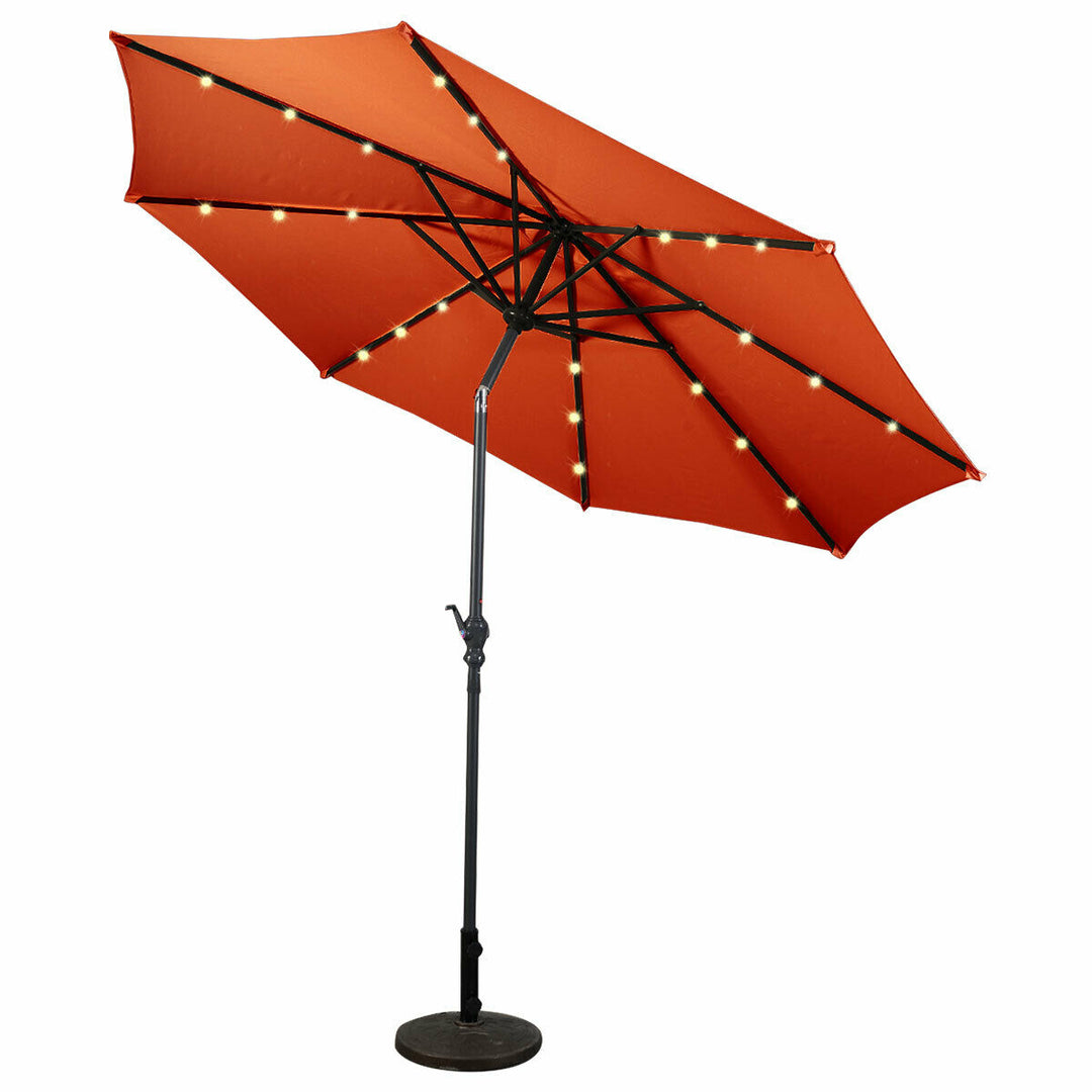3M Parasol Solar LED lights Umbrella-Orange