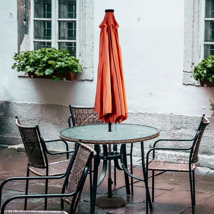 3M Parasol Solar LED lights Umbrella-Orange