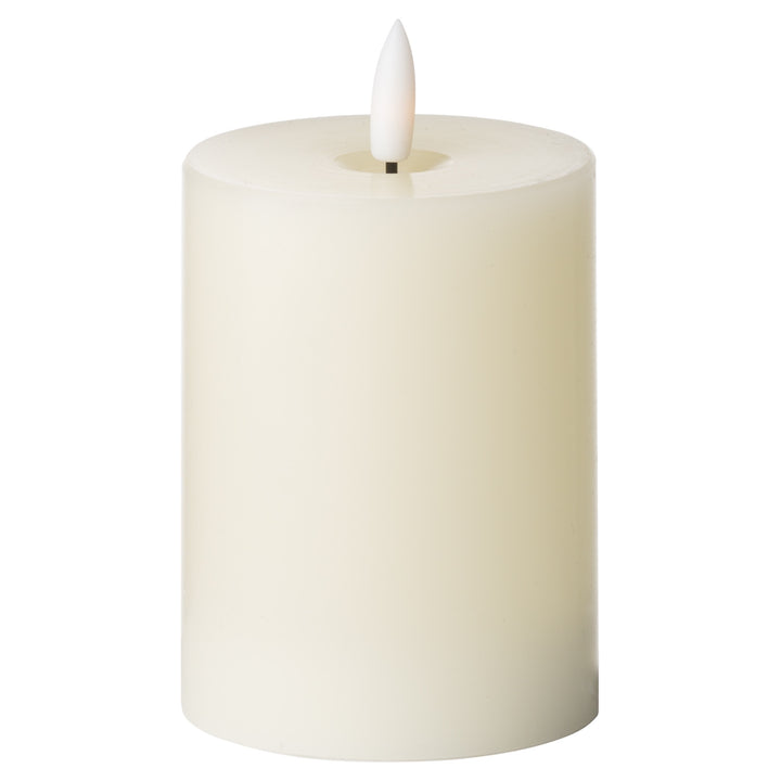 Natural Glow 3 x 4 LED Ivory Candle